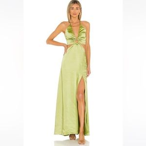 LPA Aniston Dress in Chartreuse - Size XS